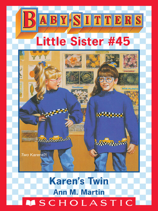Title details for Karen's Twin by Ann M. Martin - Wait list
